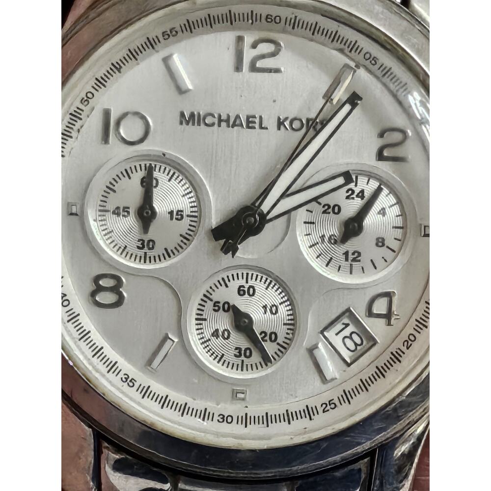 Vintage Michael Kors Mens Multifunctuon Quartz Watch MK-5076 CE New Battery - Picture 7 of 12